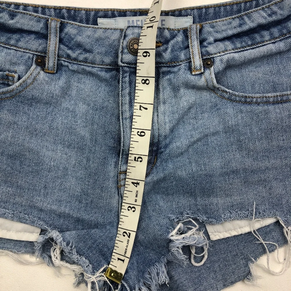 Brandy Melville Cutoff Jean Shorts - Picture 4 of 6